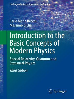 cover image of Introduction to the Basic Concepts of Modern Physics